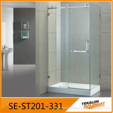 frameless tempered glass shower cubicles enclosure